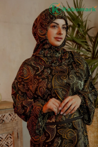 Muslim Abaya for Women | Prayer Abaya Royal Gold | Eid-Al-Fitr Gifts | Prayer Dress | Dubai Abaya | Eid Abaya | Muslim Women Clothes