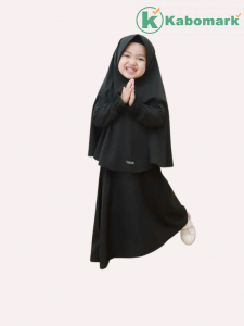 Set Islamic Clothing For Kid, outfit daily dress and hijab,Muslim Kids Abay, gift
