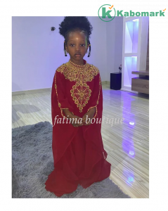 EID Speical Royal Girls Dress Kids Abaya Moroccan caftan Kids Jelabiya Islamic Kids Dress for Girl Party Wear
