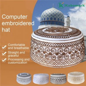 Islamic Men Kippot Caps Muslim India Veludo Indio Arabisch Kippa Prayer Hats