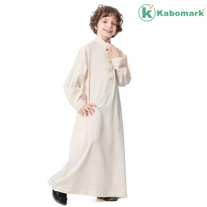 Abaya Dubai Long Robe Boys Jilbab Khimar Turkey Ramadan Muslim Clothes Kaftan Moroccan Islam Hijab Abayas Arab Islamic Clothing