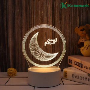 Islam Muslim Ramadan Festival Decoration Supplies Eid Mubarak Night Light for Home Decor Ramadan Mubarak Kareem Eid Al-Adha Gift