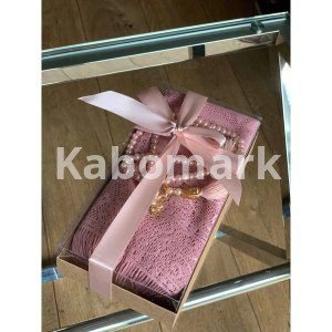 HEAD SCARF GIFT BOX WITH TASBIH BEADS - AN IDEAL GIFT FOR MUSLIM WOMEN