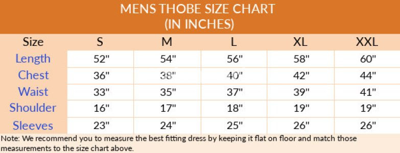 REGNAL THOBE FOR MEN